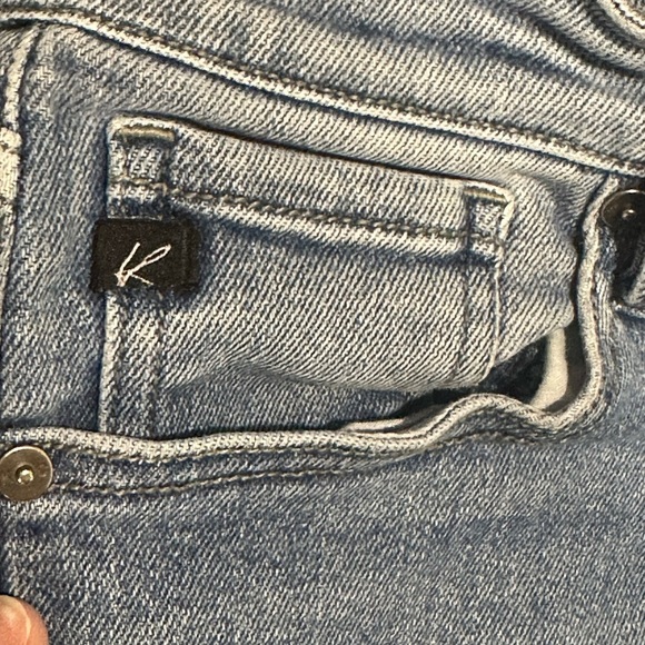 KanCan Blue Skinny Jeans with Vintage Distress Women's Size 11 / 29 - Picture 4 of 15